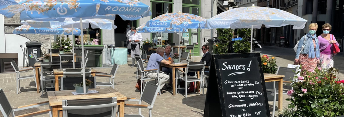 foto terras bloembakken