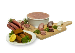 Foto Assortiment fijne vleeswaren en kroketten